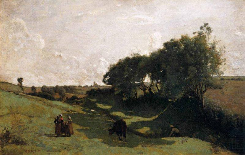 The Vale, Jean Baptiste Camille  Corot
